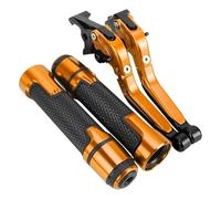 NXLJA Motorbike Clutch Part Motorcycle Accessories Adjustable Control Handles Pivot Brake Clutch Levers for Kawasaki Z1000R Z 1000R Z1000 R 2017 2018 2019 2020(Orange 2)