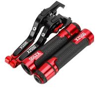 NXLJA Motorbike Clutch Part Motorcycle Adjustable Handle Parts Folding Extendable Brake Clutch Levers for Y-AMAHA XZ550 XZ-550 XZ 550 1982 1983 1984 1985 1986(Red 2)
