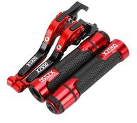 NXLJA Motorbike Clutch Part Motorcycle Adjustable Handle Parts Folding Extendable Brake Clutch Levers for Y-AMAHA XZ550 XZ-550 XZ 550 1982 1983 1984 1985 1986(Red 3)