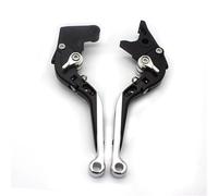 NXLJA Motorbike Clutch Part Motorcycle Control Handles Pivot Brake Clutch Levers Adjustable for Suzuki for Marauder GZ125 1998-2002 GZ 125 K2-K6 2002-2006(Silver)