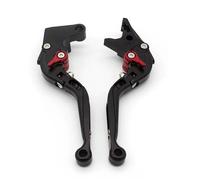 NXLJA Motorbike Clutch Part Motorcycle Control Handles Pivot Brake Clutch Levers Adjustable for Suzuki for Marauder GZ125 1998-2002 GZ 125 K2-K6 2002-2006(Black RED)