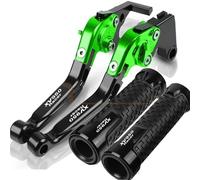 NXLJA Motorbike Clutch Part Motorcycle Extendable Adjustable Clutch Brake Levers Controller Lever Handle for Y-AMAHA XV950 Racer 2016-2018(Green 2)