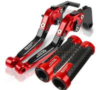 NXLJA Motorbike Clutch Part Motorcycle Extendable Adjustable Clutch Brake Levers Controller Lever Handle for Y-AMAHA XV950 Racer 2016-2018(Red 4)
