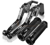 NXLJA Motorbike Clutch Part Motorcycle Extendable Adjustable Clutch Brake Levers Controller Lever Handle for Y-AMAHA XJ6 Diversion 2009-2015(Black2)
