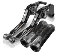 NXLJA Motorbike Clutch Part Motorcycle Extendable Adjustable Clutch Brake Levers Controller Lever Handle for Y-AMAHA XV950 Racer 2016-2018(Black1)
