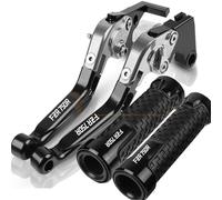 NXLJA Motorbike Clutch Part Motorcycle Extendable Adjustable Clutch Brake Levers Controller Lever Handle for Y-AMAHA for Genesis FZR750R 1987-1998(Black4)