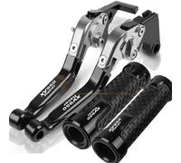 NXLJA Motorbike Clutch Part Motorcycle Extendable Adjustable Clutch Brake Levers Controller Lever Handle for Y-AMAHA XV950 Racer 2016-2018(Black4)