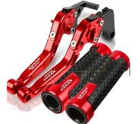NXLJA Motorbike Clutch Part Motorcycle Extendable Adjustable Clutch Brake Levers Controller Lever Handle for Y-AMAHA XV950 Racer 2016-2018(Red 1)
