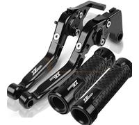 NXLJA Motorbike Clutch Part Motorcycle Extendable Adjustable Clutch Brake Levers Controller Lever Handle for Y-AMAHA XJ6 Diversion 2009-2015(Black1)