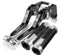 NXLJA Motorbike Clutch Part Motorcycle Extendable Adjustable Clutch Brake Levers Controller Lever Handle for Y-AMAHA XV950 Racer 2016-2018(Black2)