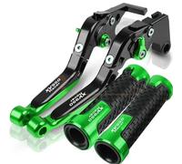 NXLJA Motorbike Clutch Part Motorcycle Extendable Adjustable Clutch Brake Levers Controller Lever Handle for Y-AMAHA XV950 Racer 2016-2018(Green 1)