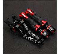 NXLJA Motorbike Clutch Part Motorcycle Handle Bar Extendable Folding Brake Clutch Lever Handlebar for Y-AMAHA XS650SE 1977-1983(Red 6)