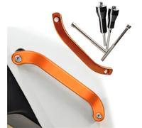 NXLJA Passenger Grab Bar For 450 XCW/XCW TPI/EXC TPI/EXC-F 2020-2023 Motorcycle Armrest Rear Seat Grab Bar Handles Seat Hand Armrest Handle Tail Accessories(Black- Silver)