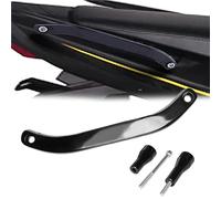 NXLJA Passenger Grab Bar Motorcycle Accessories Passenger Armrest Rear Seat Armrest Handlebar Bracket Seat Grab For GasGas 250EX-F 450EX-F 2021 2022 2023 2024(Black- Silver)