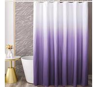 NXMYDBD Purple Gradient Shower Curtain Digital Print, Polyester Fabric, Machine Washable, Includes Hooks, for Modern Bathroom Decor 180X150cm/(WxH)