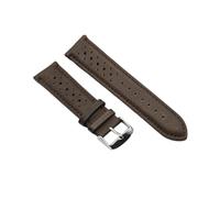 NXNONEPD 18/19/20/22/24mm Vintage Soft Comfortable Cowhide Watch Strap Breathable Watchband with Quick Release Spring Bar