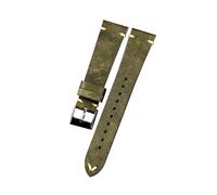 NXNONEPD 18/19/20/22mm Men Vintage Handmade Frosted First-Layer Cowhide Watchband for Mechanical Watches
