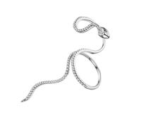 NXNONEPD 1Pc Elegant Rhinestone Snake Open Ring for Women Chic Finger Accessory Unique Fashionable Decor for Any Occasion Present for Loved Ones and Yourself