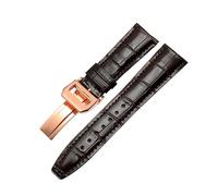 NXNONEPD 22mm Cowhide Watch Strap Folding Buckle Clasp Leather Watchband Suitable for IWC PORTUGIESER Series Men's Accessorie