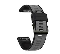NXNONEPD 26 22Mm Quick Release Watch Band Straps for 7 7X Easyfit Silicone Wirstband/Black Yellow/Feni* 7*