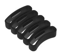 NXNONEPD 5pcs Strap Buckle Smartwatch Accessories Key Anti-fall Buckle Ring Core Watch Strap Retainer Compatible Smart Watch Band Replacement Watch Bands Watch Straps Band Holder Loop Black