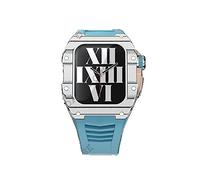 NXNONEPD Carbon Fiber Case Sport Style Mod Kit for Series 8 45MM Lightweight Strap for IWatch 7 6 SE 5 4 Series 44mm DIY Accessories