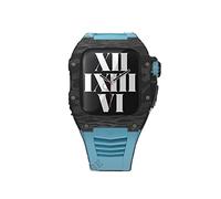 NXNONEPD Carbon Fiber Case Sport Style Mod Kit for Series 8 45MM Lightweight Strap for IWatch 7 6 SE 5 4 Series 44mm DIY Accessories