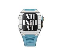 NXNONEPD Carbon Fiber Case Sport Style Mod Kit for Series 8 45MM Lightweight Strap for IWatch 7 6 SE 5 4 Series 44mm DIY Accessories