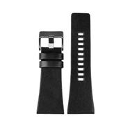 NXNONEPD Men's Large Size Leather Watch Band 24mm - 32mm Black Brown Watch Replacement Wristband