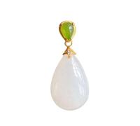 NXNONEPD Natural Hetian Jade Pendant Ladies Necklace Chinese Court Style Unique Ancient Craft Charm Various Exquisite Jewelry (Gem Color : Necklace 45 cm 9)