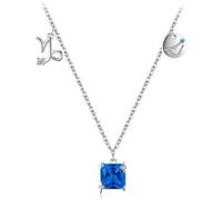 NXNONEPD necklace Women's Girl'S Sterling Silver Twelve Constellations Zircon Shining Pendant Inlaid Guardian Choker jewelry