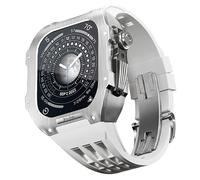 NXNONEPD Watch case Band，For Case Band 44mm 45mm Metal Frame Strap Accessories，For iWatch Series 8 7 6 5 SE Replace，With Tool