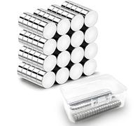 NXPUXP 80 Pack Round Strong Magnets,6mm X 3mm Neodymium Magnet,With box,for White Board,Fridge, Pin Board and DIY Picture