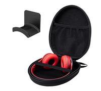 NXPWRC 1 Piece Headphone Storage Box And 1 Piece Wall-Mounted Headphone Holder, Portable Headphone Bag, Anti-Fall Headphone Bag, Headphone Protective Case, Headphone Accessories