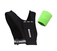 NXPWRC 1 Reflective Vest Bag And 1 Sports Wristband, Outdoor Sports Backpack, Chest Bag For Running, Portable Vest Bag, Sweat-Absorbent Wristband, Sports Equipment