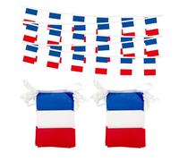 NXPWRC 2 Pieces Of French String Flags, Fan Supplies, Decorative Flags, Fan Party Decorations, Sports Game Decorative Flags, Party Scene Decoration