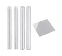 NXPWRC 2 Pieces Of Hollow Clay Sticks, 2 Pieces Of Solid Clay Sticks And 1 Piece Of Clay Plate, Clay Tool Set, Handmade Diy Tools, Acrylic Clay Tools