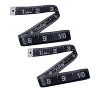 NXPWRC 2 Pieces Sewing Tape Measure, Tailor Tape Measure, 1.6cm x 1.5m, Black and White
