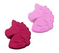 NXPWRC 2 Pieces Unicorn Silicone Mold for Baking and Cake Making - Birthday Cake Mold for Kids