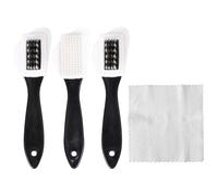 NXPWRC 3 Pieces Of Shoe Cleaning Brushes, 1 Piece Of Plush Shoe Polishing Cloth, Multifunctional Suede Shoe Brush, Football Shoe Cleaner, Suede Brush For Sneakers, Hat Brush For Cleaning Felt Hats