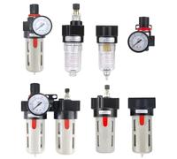 NXSUKKNGM AL/AR/AF/AFC200 BL/BF/BR/BFC2000 3000 4000 PT1/4 3/8" 1/2" Air Treatment Pneumatic Compressor Filter Oil Separator(Bf3000,with 4mm Fitting)