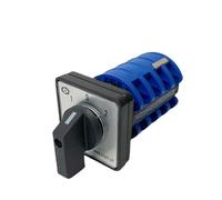 NXSUKKNGM Cam Switch, Two-Speed Motor Control, On-Off-On, 3 Positions, 4 Poles, 20 A, Rotary Shift Selector, Silver Contact LW8-20-5.5S1/4