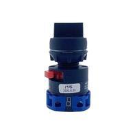 NXSUKKNGM LW26-20/1S Single Hole 22mm Installation 20A Three-Position 1-Pole Conversion selector Dual Power Supply Rotary Rotary cam(3 Position)
