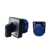 NXSUKKNGM LW39B-16/1 Rotary Conversion Cam Switch, 660 V, 16 A, Single Phase, 3 Positions, 4 Terminals, Dual Power Supply, Silver Contacts, LW26