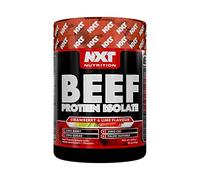 NXT Beef Protein Isolate 540g - High Protein Powder in Natural Amino Acids - Paleo, Keto Friendly - Dairy and Gluten Free | 540g (Strawberry & Lime)