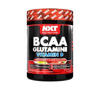 NXT Nutrition BCAA, Glutamine & Vitamin D | BCAAs Amino Acids with Vitamin D3 and L-Glutamine - for Recovery, Gut Health and Muscle Protein Synthesis | 360g - 30 Servings (Strawberry Lime)