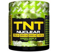 NXT Nutrition TNT Nuclear Pre-Workout, 200mg Caffeine, 4g Citrulline Malate, 3g Creatine, 3g Beta-Alanine, 30 Servings, 420g, Energy and Endurance (Green Apple)