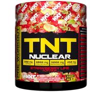 NXT Nutrition TNT Nuclear Pre-Workout, 200mg Caffeine, 4g Citrulline Malate, 3g Creatine, 3g Beta-Alanine, 30 Servings, 420g, Energy and Endurance (Strawberry Lime)