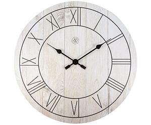 nXt- Wall clock - Ø 40 cm - Wood - White - 'Paul'