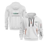 NXTBHDCW Men with Pocket Hoodie for A.s.t.o.n M.a.r.ti.n Comfort Jacket Sport Coat Half Zip Hoody Spring Autumn Sportswear Plain Outwear Tops Jumpers Sweatshirts-BS||m